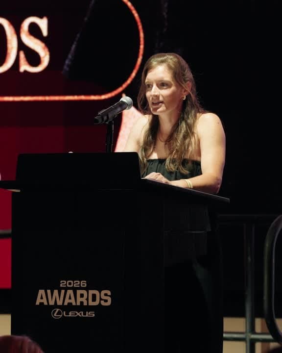 Emily Parros' speech after being named WLL Coach of the Year